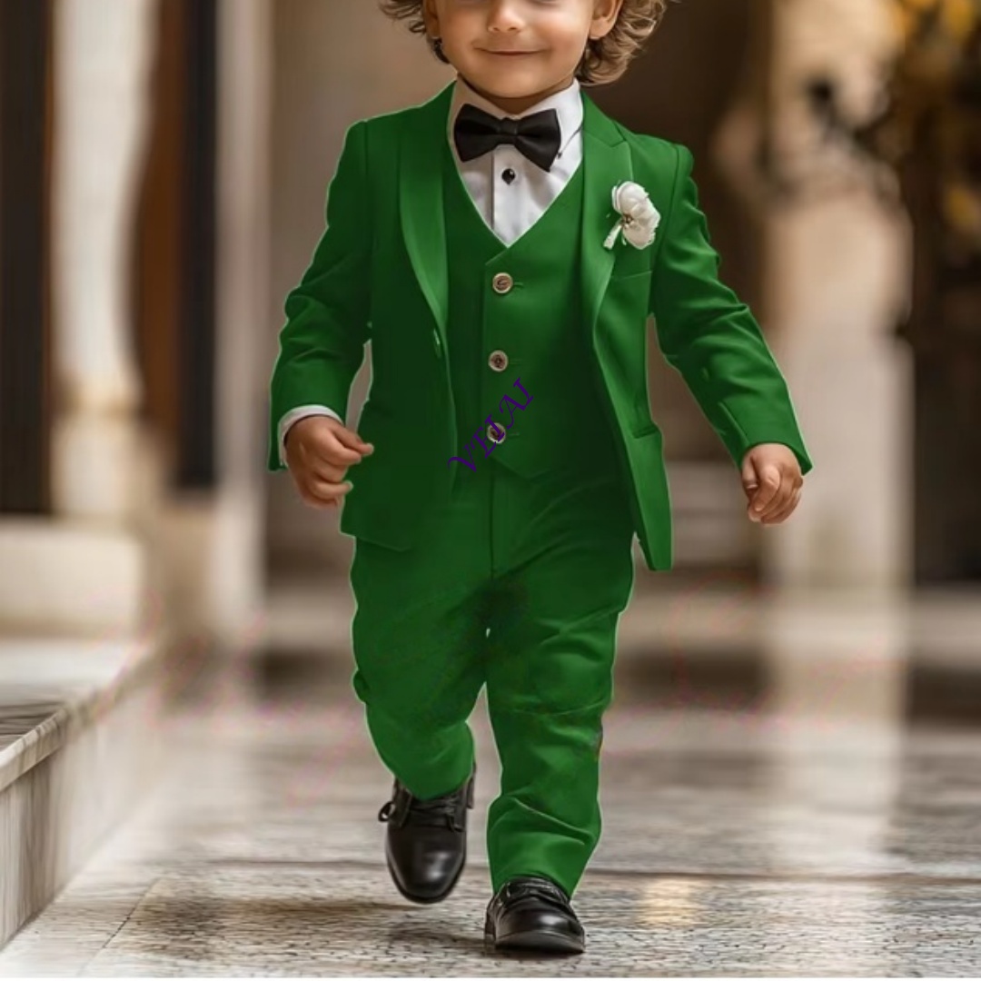 Mens Formal - طقم بدلة رسمية للأولاد من 3