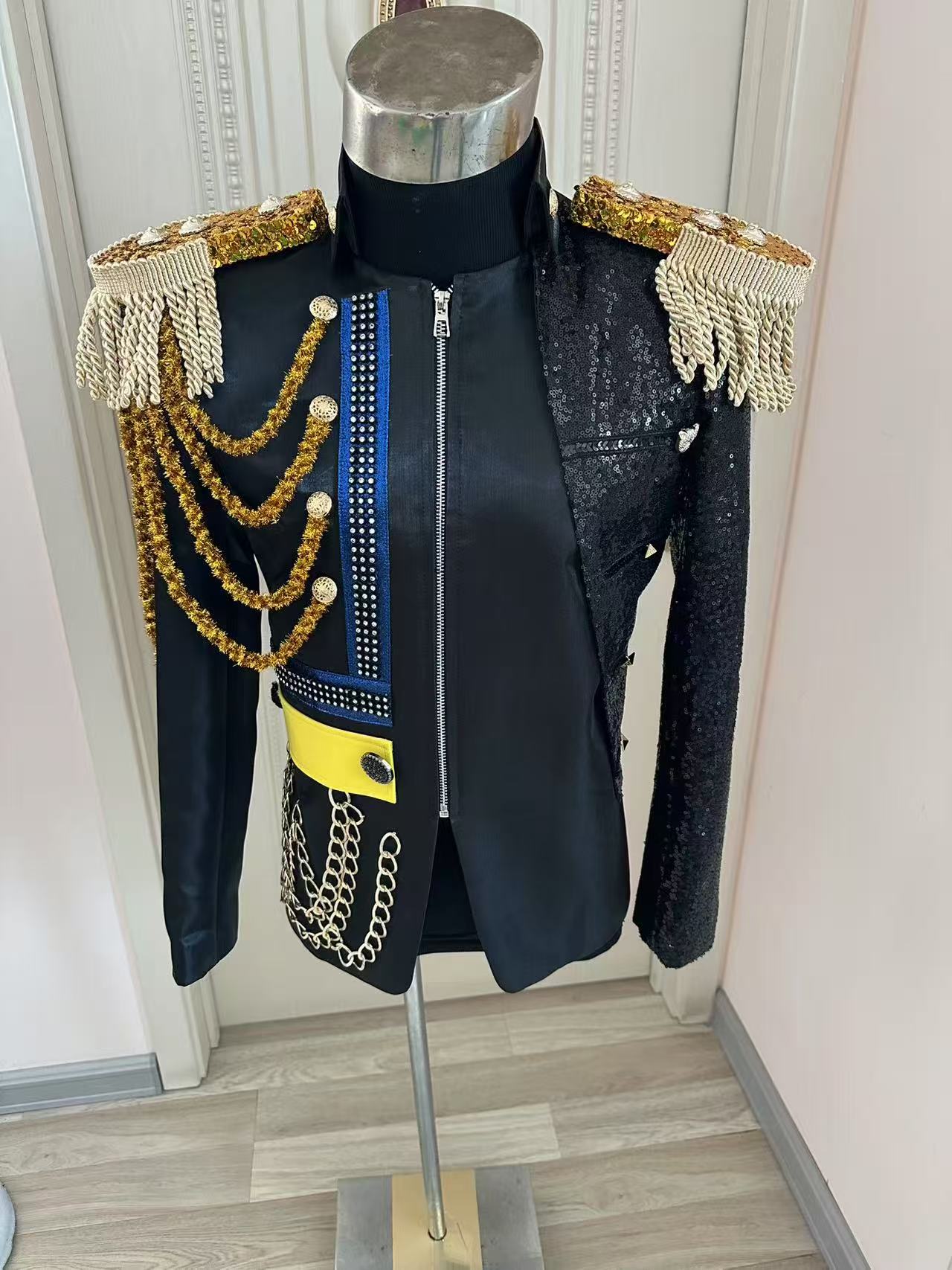 Formal Men Party Wear Jacket - جديد الرجال شرابة سترة ملكية حفل