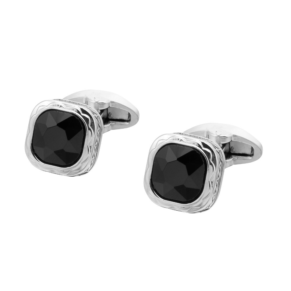 Dress Shirt French Cuff - أزرار أكمام فرنسية من الأحجار الكريمة