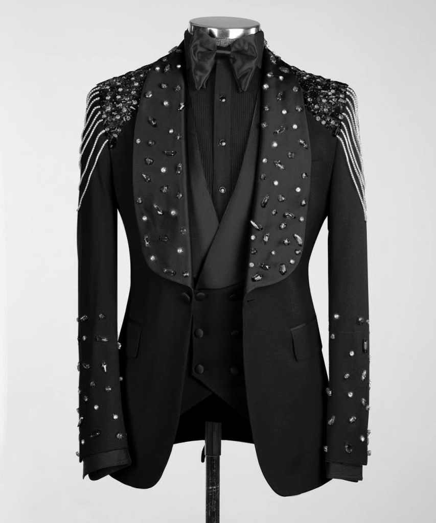 Men Formal Wear Modern - بدل زفاف فاخرة مصممة للرجل 3