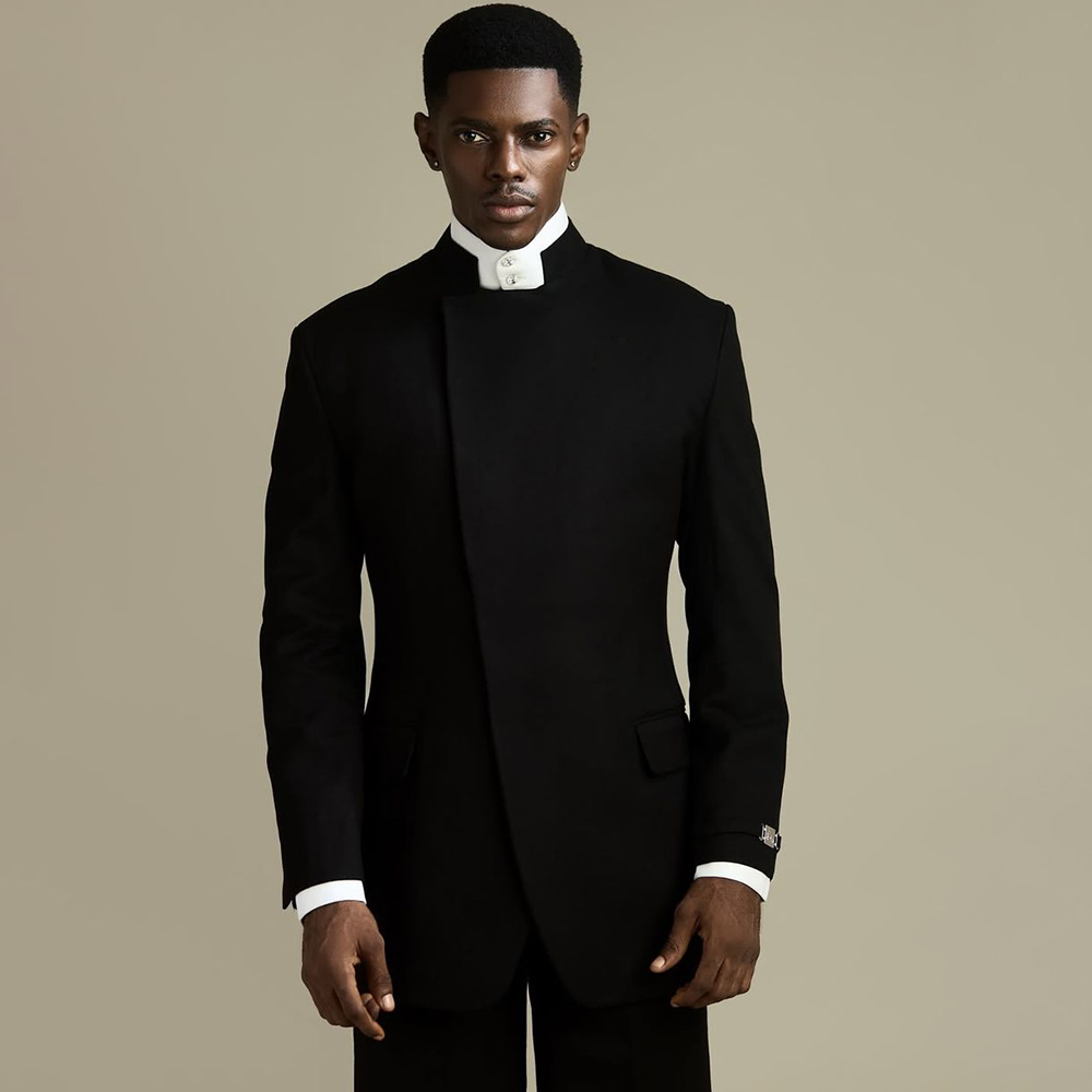 Men Formal Wear Outfits - بدلة رجالية أنيقة سوداء من قطعتين