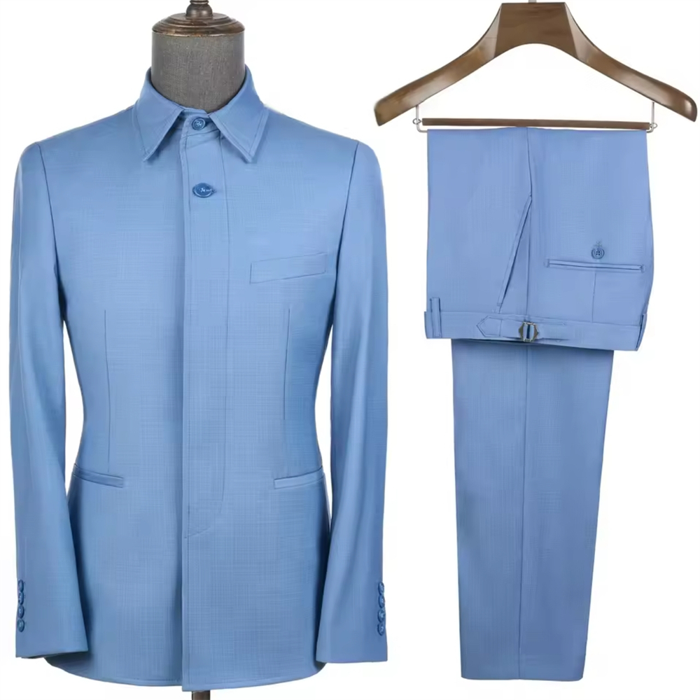 Men Formal Wear Jacket - بدلات سفاري مصممة خصيصًا للرجال، طقم