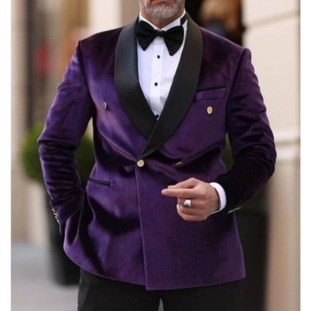 Formal Men Party Wear Jacket - بدلات رجالية مخملية للزفاف مقاس XS-6XL،