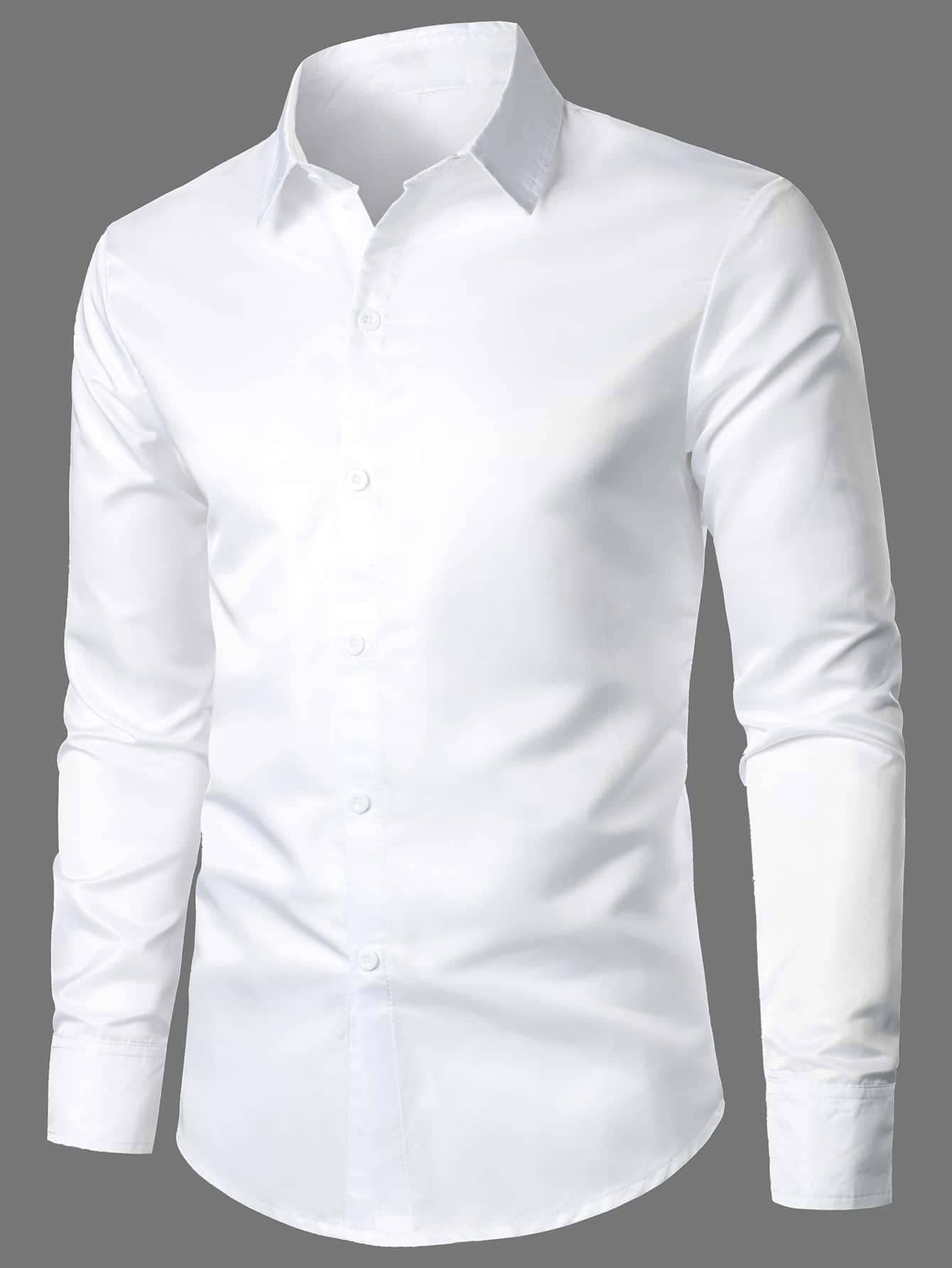 Mens Formal - قميص كالفورنيس رجالي بأزرار أمامية، تصميم