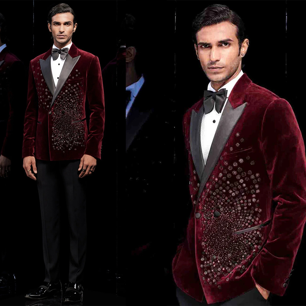 Men Formal Wear Modern - جديد مصمم بدل زفاف للرجل 2
