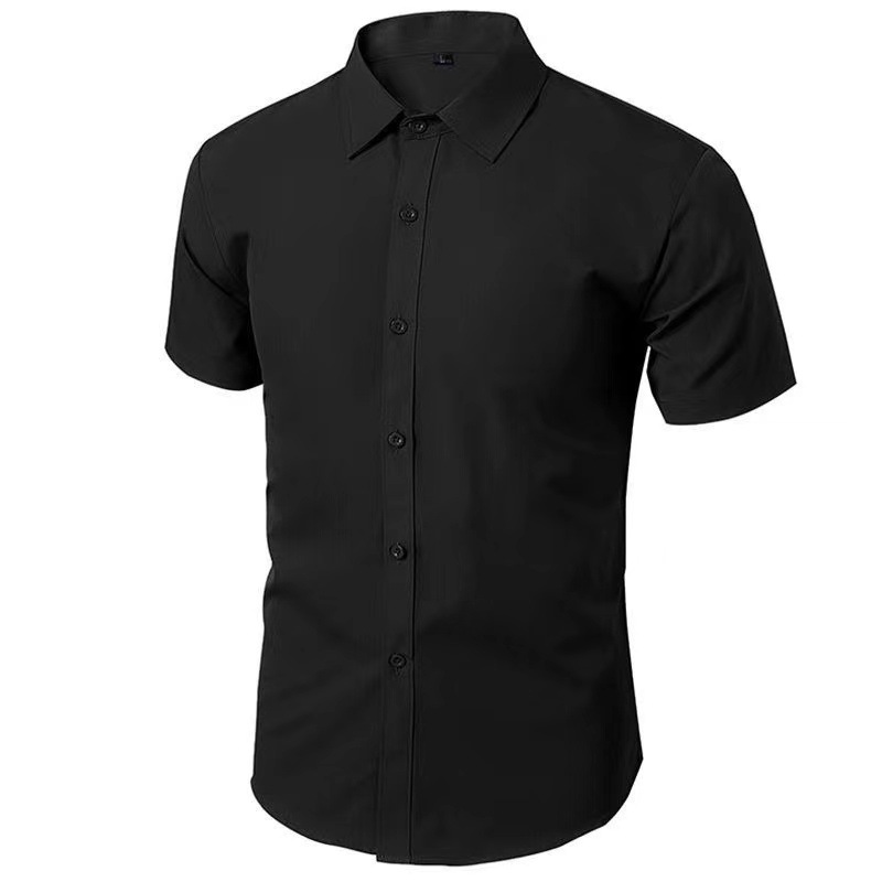 Men'S Gothic Formal Wear - قميص رجالي بأكمام قصيرة على الطراز