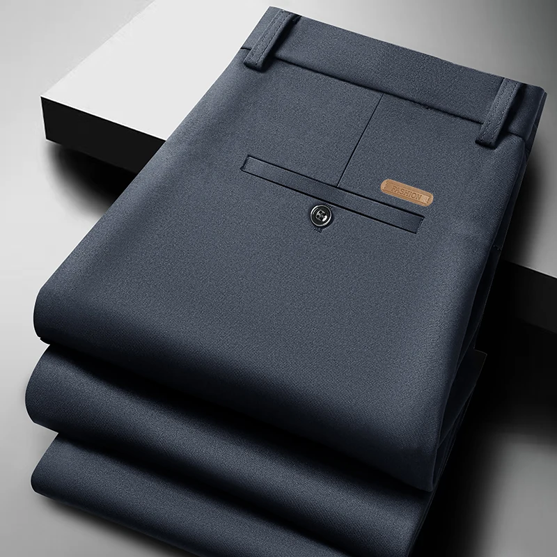 Men Formal Wear Outfits - بنطلون رجالي طويل غير رسمي للأعمال