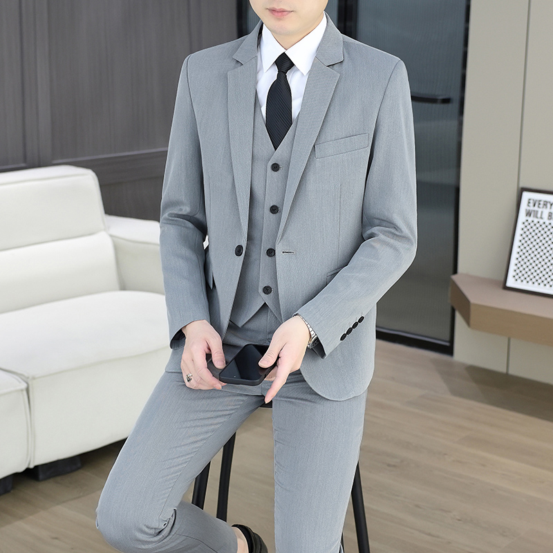 Men Formal Wear With Blazer - بدلة رجالية (سترة + صدرية +