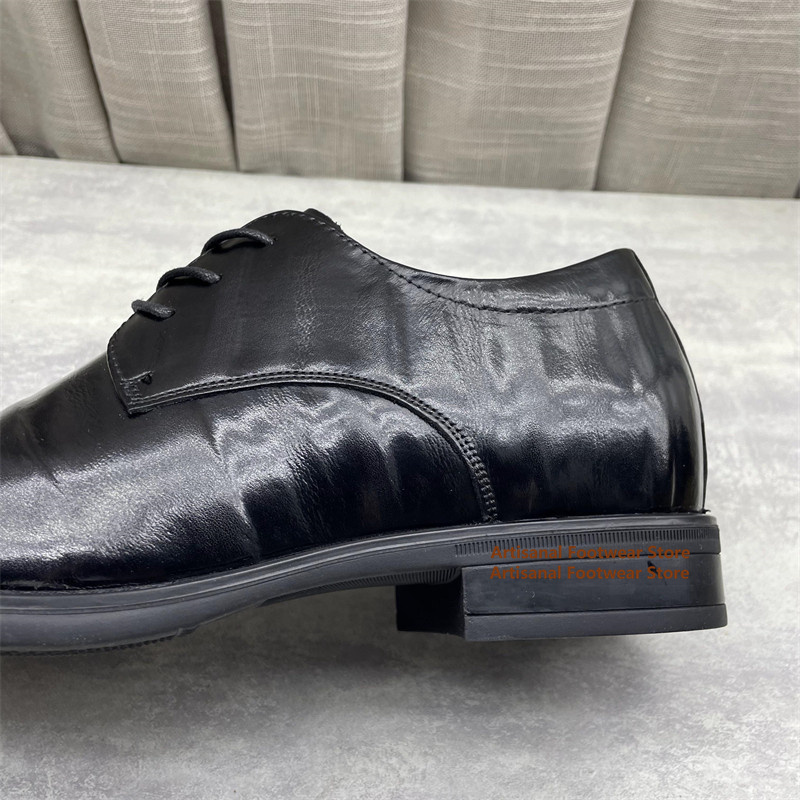 أحذية أكسفورد رجالية سوداء من  - مراجعة Formal Men Daily Wear Shoes وسعره
