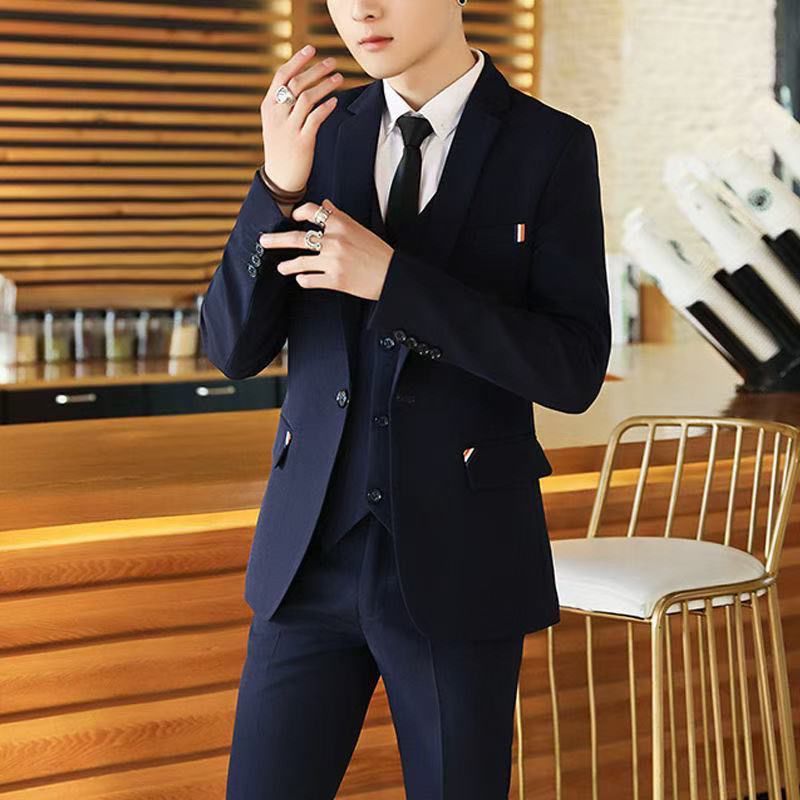 بدلة رجالية من قطعتين بقصة ضيق - مراجعة Men Formal Wear With Blazer وسعره
