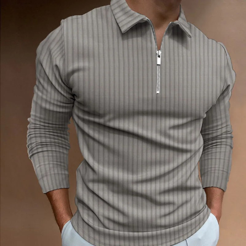 قميص بولو رجالي مخطط بأكمام طو - مراجعة Men'S Polo Formal Wear وسعره