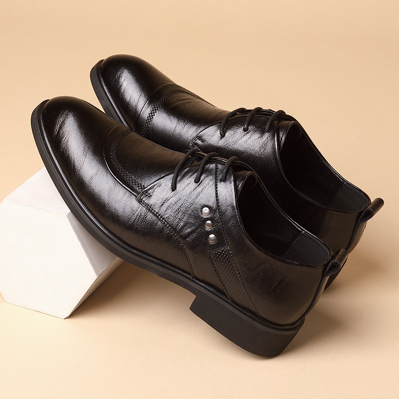 أحذية أكسفورد جلدية بتفاصيل مس - مراجعة Formal Men Daily Wear Shoes وسعره