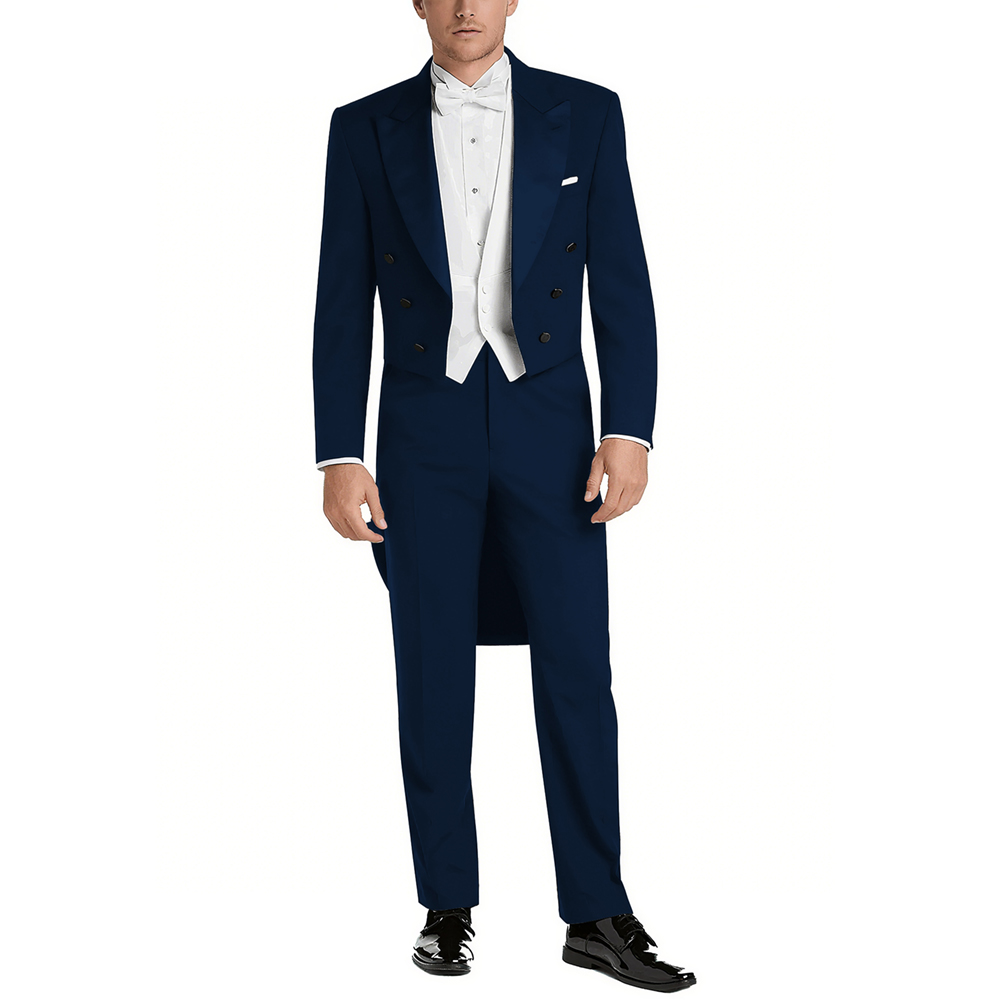 طقم بدلة رجالي من الساتان ذو ط - مراجعة Men Formal Wear With Blazer وسعره