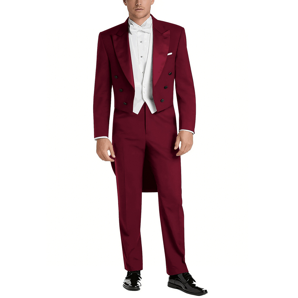 طقم بدلة رجالي من الساتان ذو ط - مراجعة Men Formal Wear With Blazer وسعره