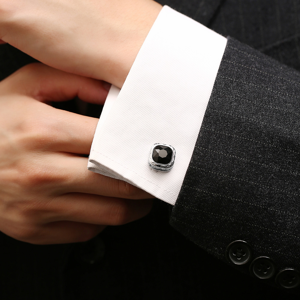 أزرار أكمام فرنسية من الأحجار  - مراجعة Dress Shirt French Cuff وسعره