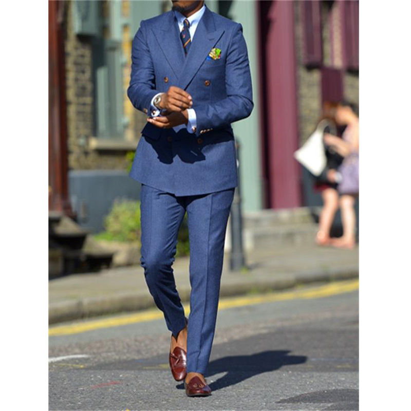 الأزرق الداكن الرسمي للرجال ال - مراجعة Men Formal Wear Jacket وسعره