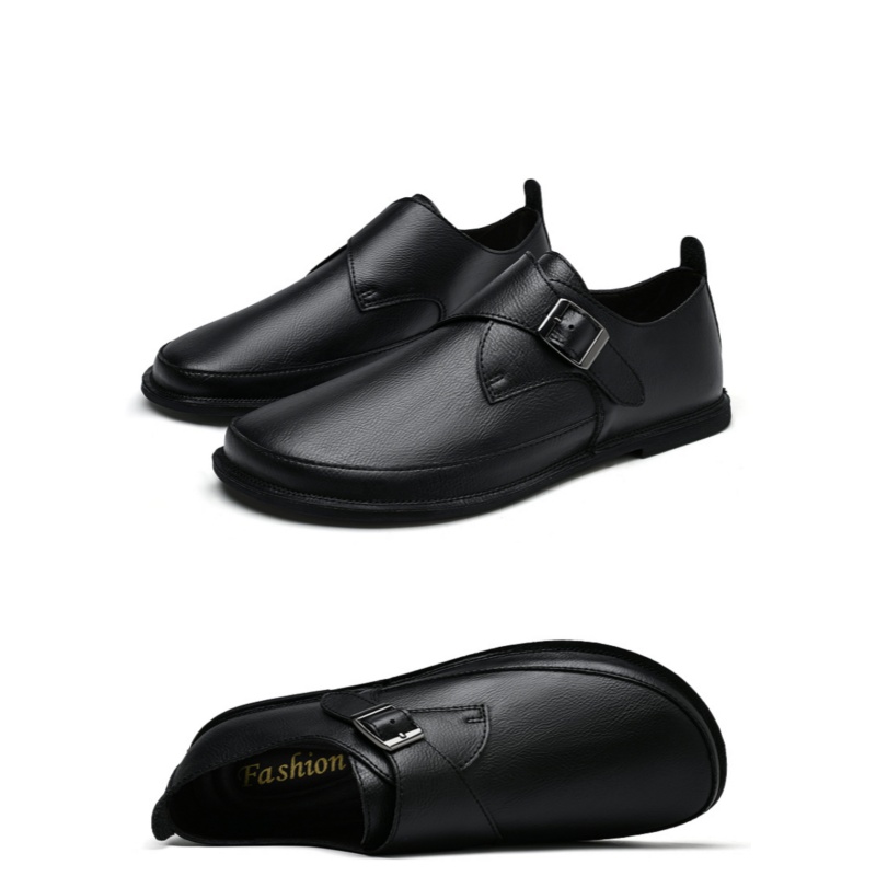 أحذية رجالية من الجلد بتصميم م - مراجعة Formal Men Daily Wear Shoes وسعره