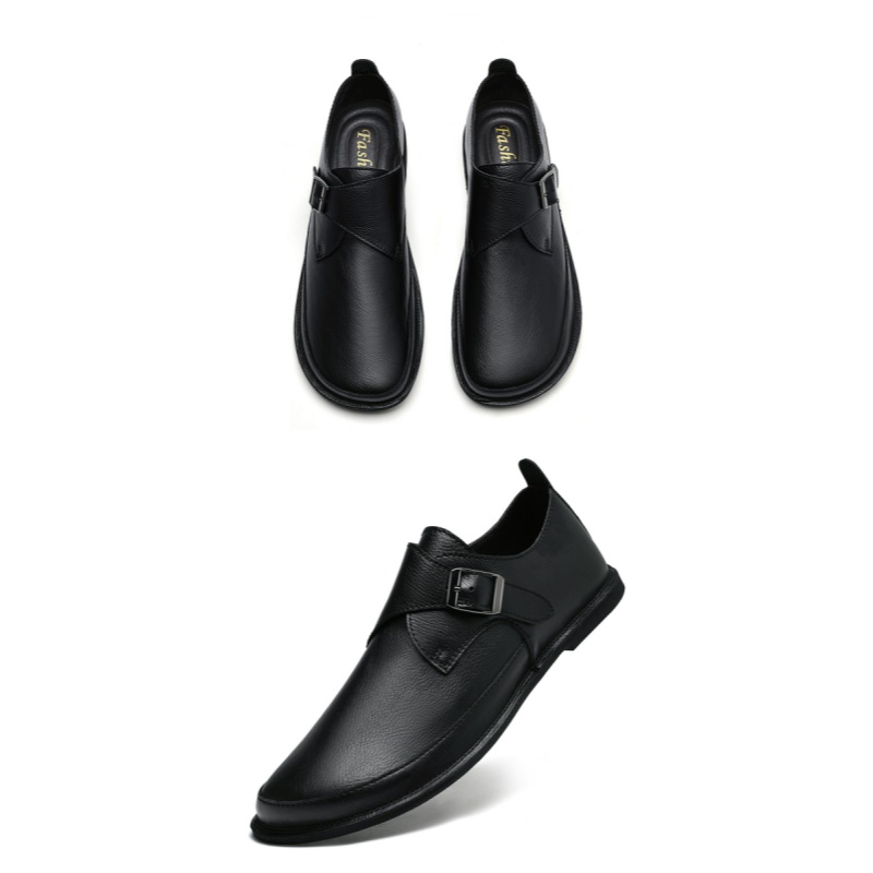 أحذية رجالية من الجلد بتصميم م - مراجعة Formal Men Daily Wear Shoes وسعره