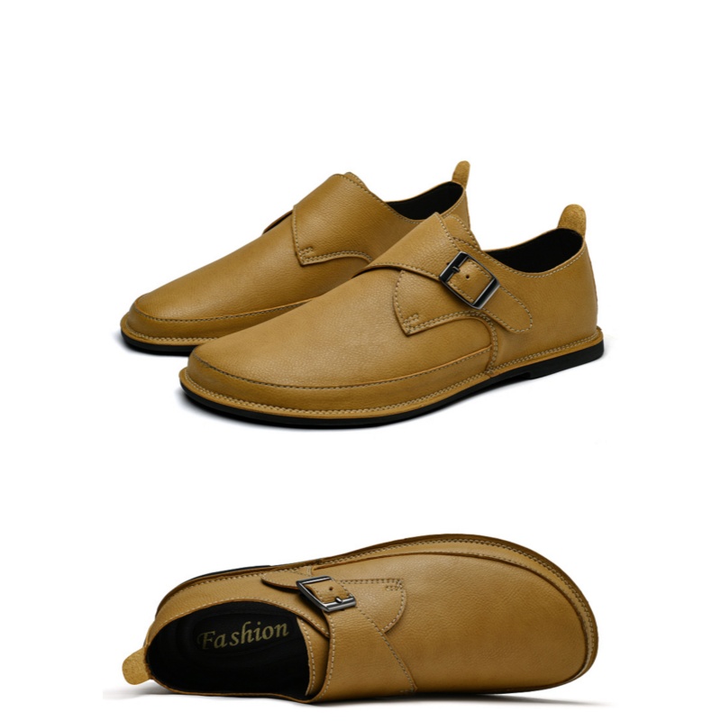 أحذية رجالية من الجلد بتصميم م - مراجعة Formal Men Daily Wear Shoes وسعره