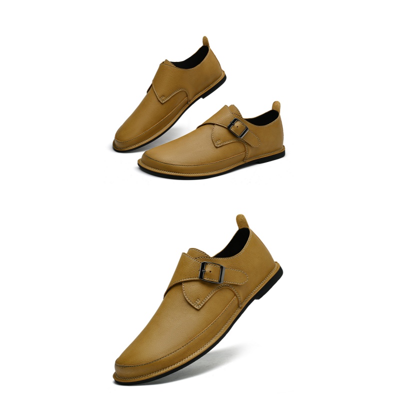 أحذية رجالية من الجلد بتصميم م - مراجعة Formal Men Daily Wear Shoes وسعره