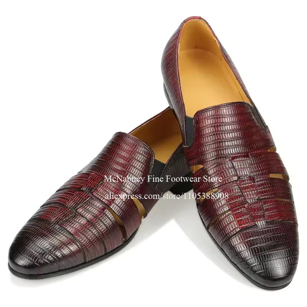 أحذية رجالية رسمية من جلد السح - مراجعة Formal Men Daily Wear Shoes وسعره