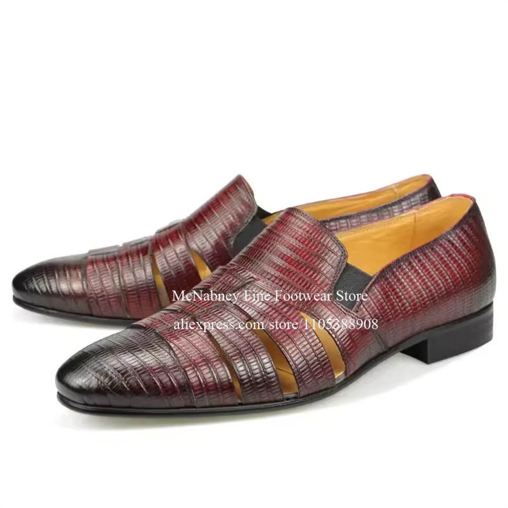 أحذية رجالية رسمية من جلد السح - مراجعة Formal Men Daily Wear Shoes وسعره