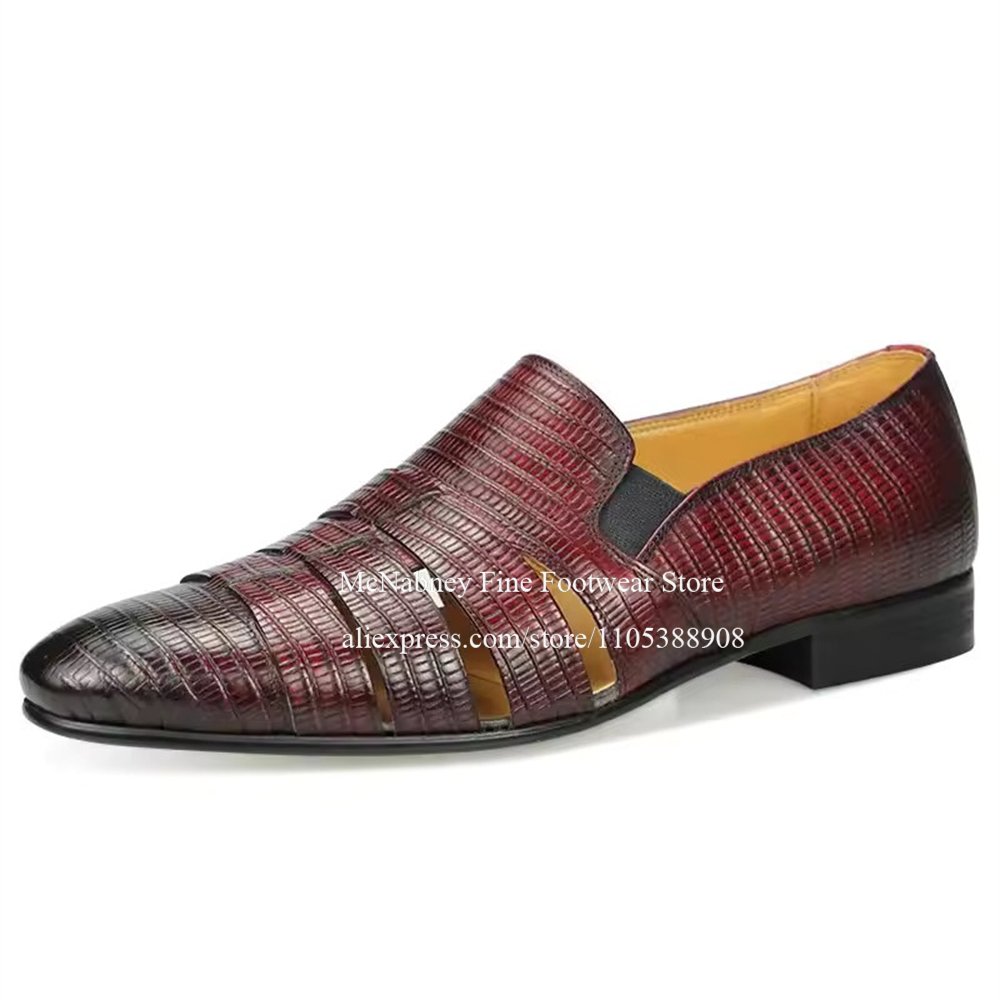 أحذية رجالية رسمية من جلد السح - مراجعة Formal Men Daily Wear Shoes وسعره