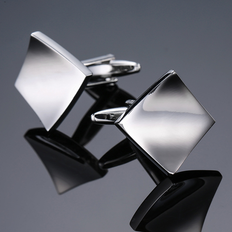 أزرار أكمام للرجال أصفاد فضية  - مراجعة Dress Shirt French Cuff وسعره