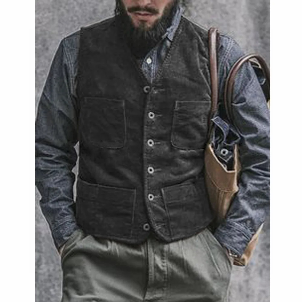 صدرية رجالية من قماش الكوردروي - مراجعة Men'S Gothic Formal Wear وسعره