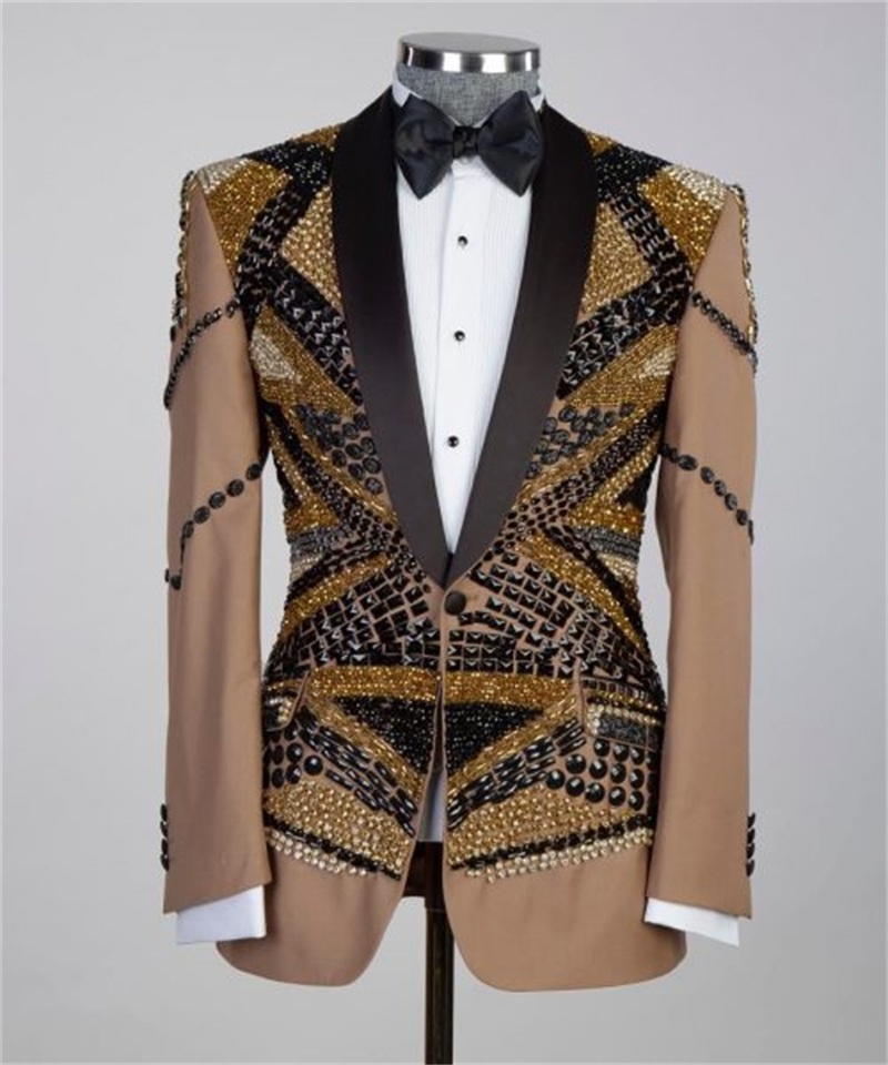 بلورات الكاكي الرجال البدلة مج - مراجعة Khaki Formal Wear Men وسعره