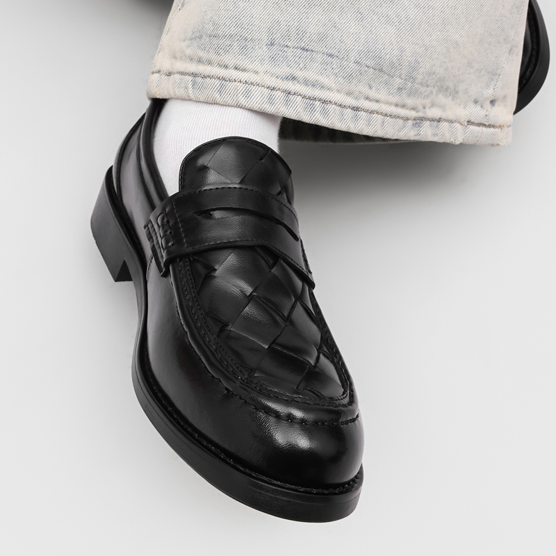 أحذية رجالية يدوية الصنع منسوج - مراجعة Formal Men Daily Wear Shoes وسعره