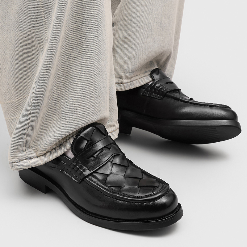 أحذية رجالية يدوية الصنع منسوج - مراجعة Formal Men Daily Wear Shoes وسعره