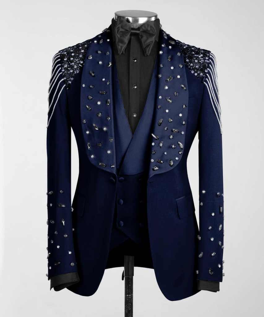 بدل زفاف فاخرة مصممة للرجل 3 ق - مراجعة Men Formal Wear Modern وسعره