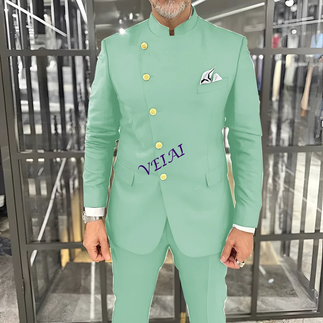 بدلة رجالية مخصصة للعرسان من ق - مراجعة Men Formal Wear Jacket وسعره