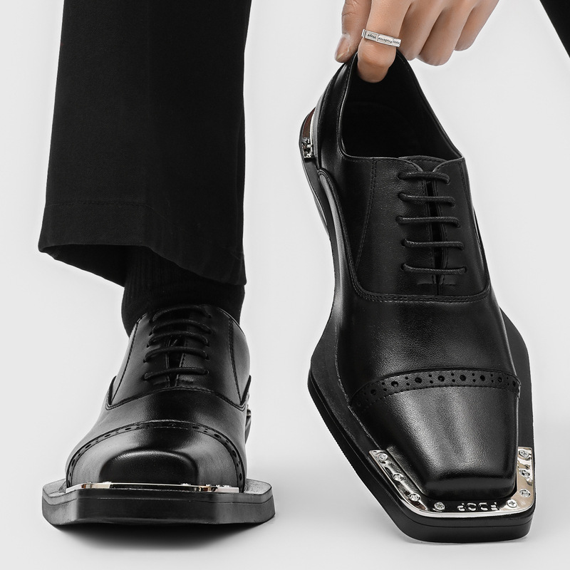 أحذية رجالية جلدية - طراز بريط - مراجعة Mens Formal Look وسعره