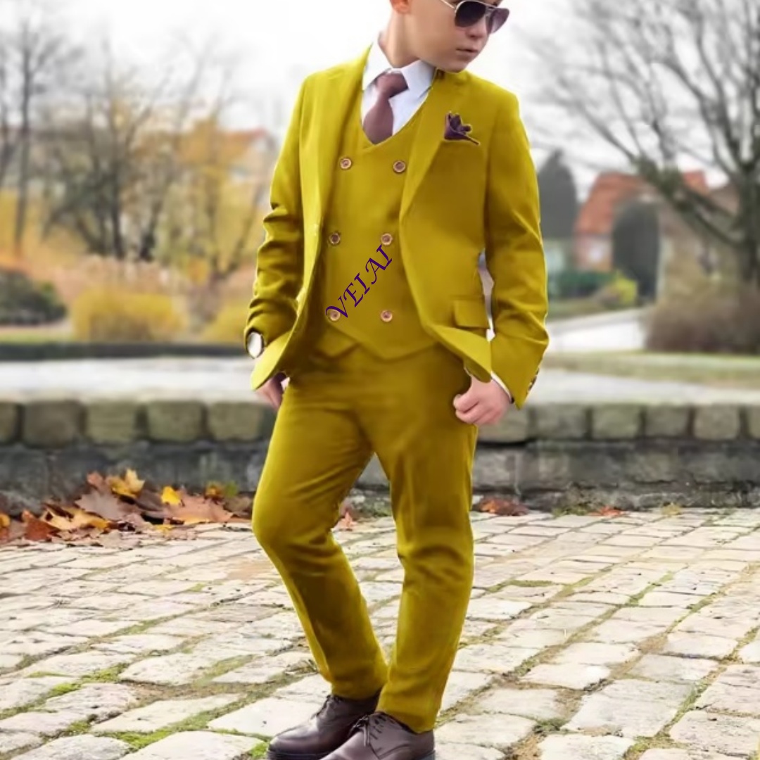 بدلة رسمية للأولاد مكونة من 3  - مراجعة Mens Formal وسعره