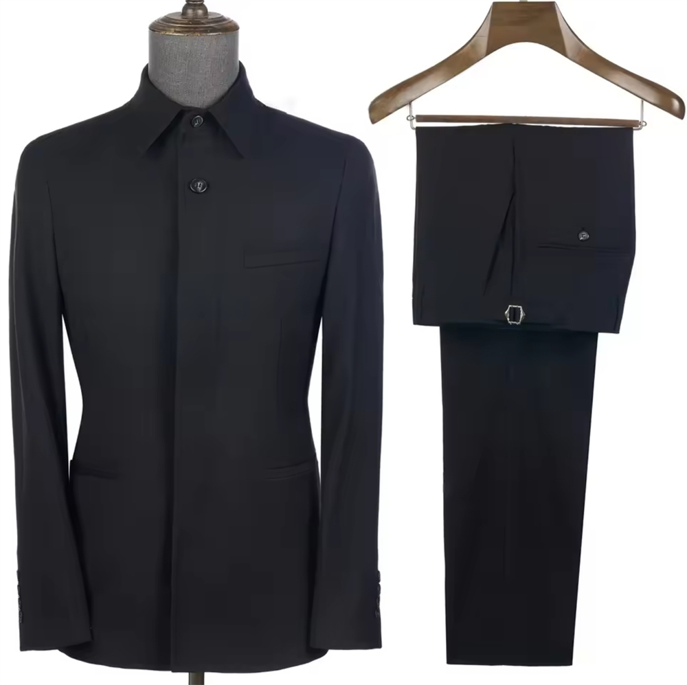 بدلات سفاري مصممة خصيصًا للرجا - مراجعة Men Formal Wear Jacket وسعره