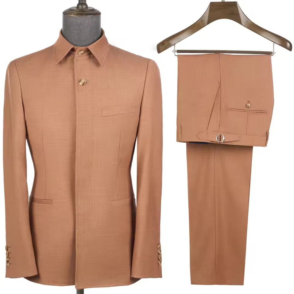 بدلات سفاري مصممة خصيصًا للرجا - مراجعة Men Formal Wear Jacket وسعره