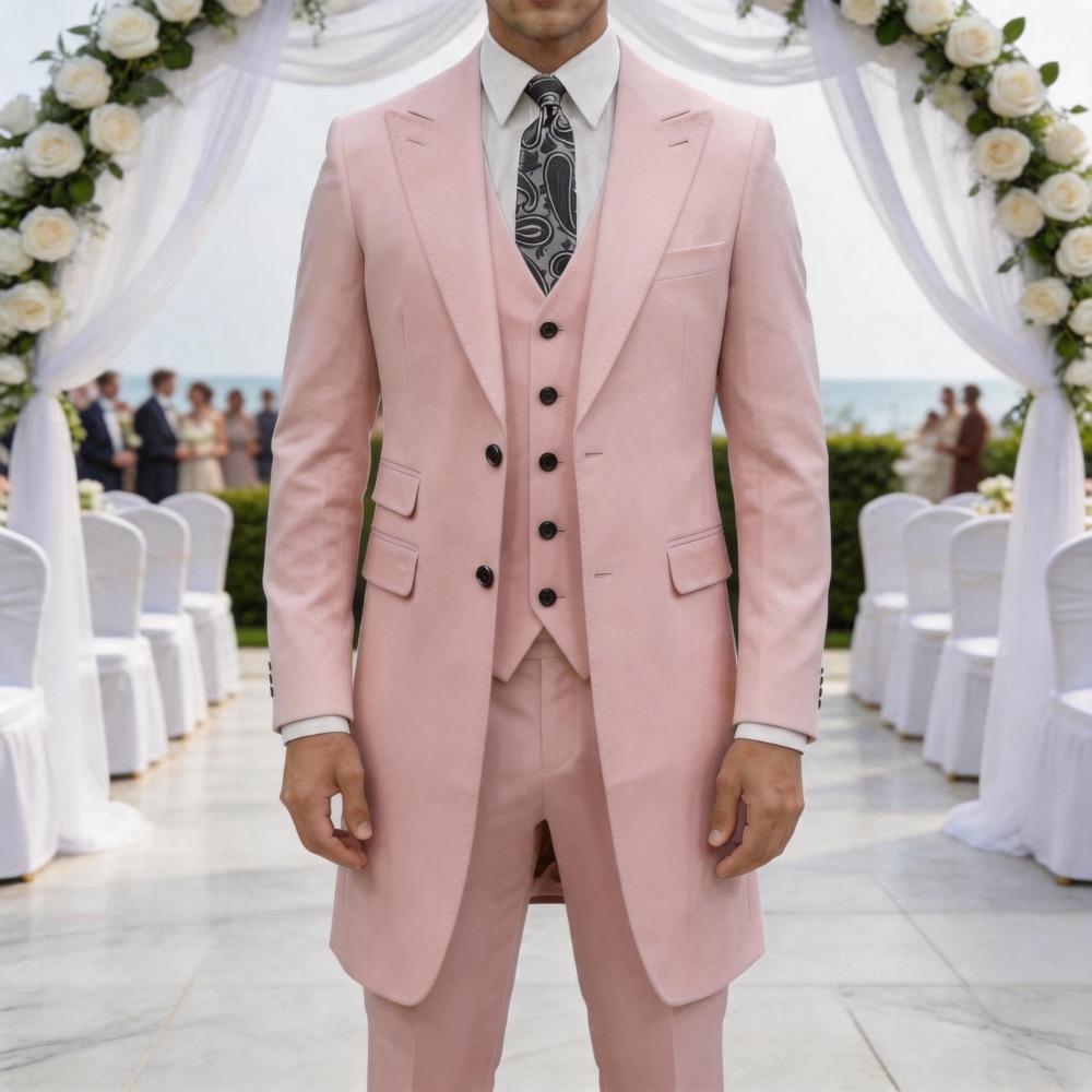 بدلة رجالية رسمية بقصة ضيقة من - مراجعة Men Formal Wear Outfits وسعره