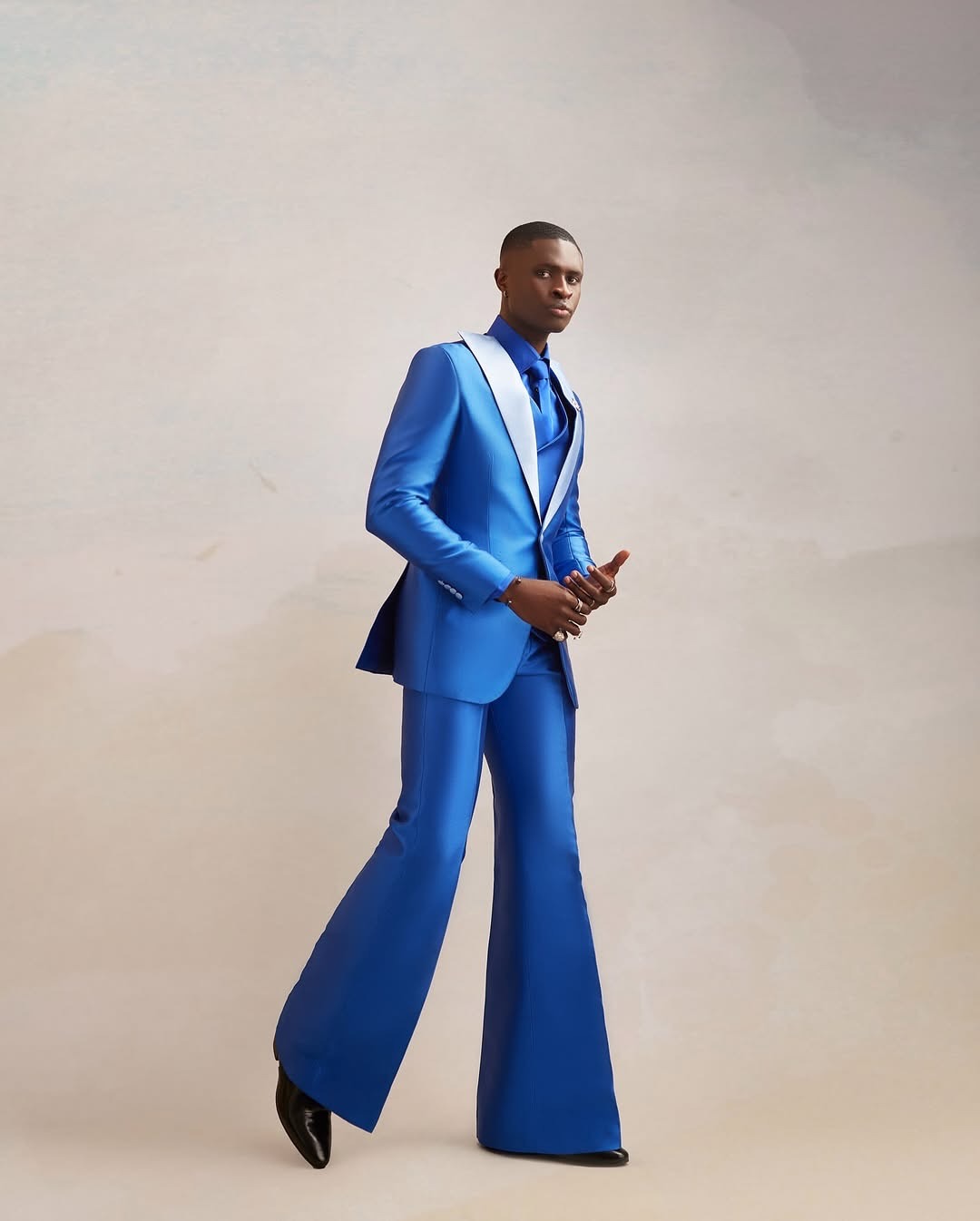 الساتان الرجال البدلة مجموعة 3 - مراجعة Men Formal Wear Modern وسعره