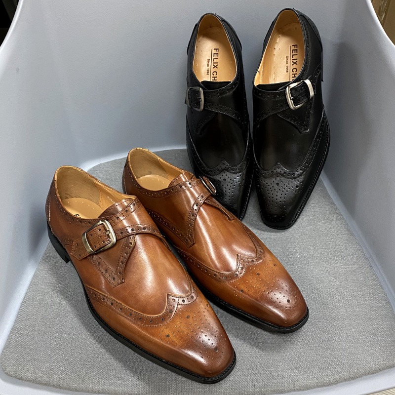أحذية رجالية عادية نحت الجلود  - مراجعة Men Formal Wear Design وسعره