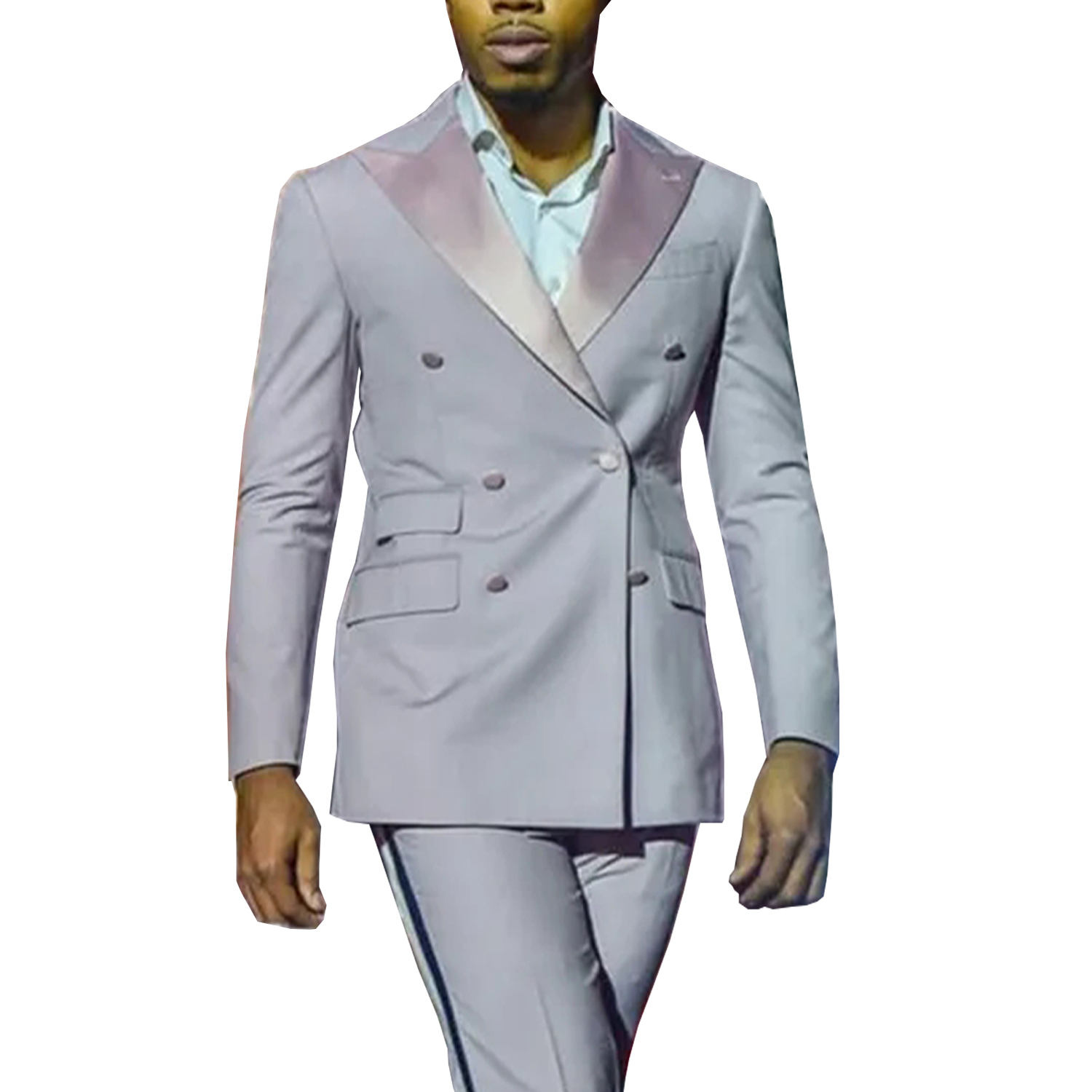 Gwenhwyfar جديد وردي فاتح الرج - مراجعة Men Formal Wear With Blazer وسعره