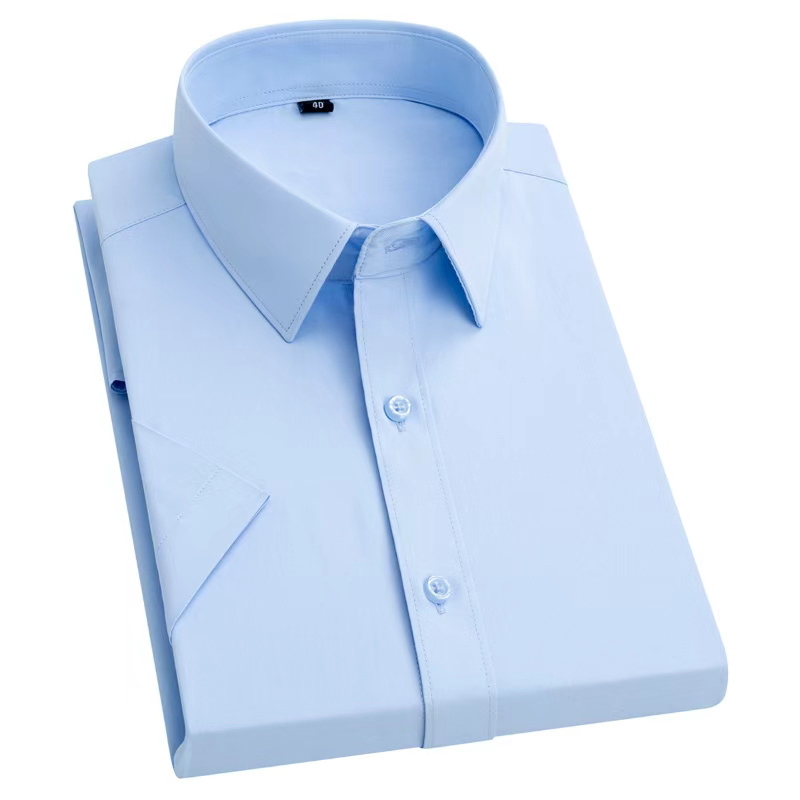 قميص رجالي جديد بقصة ضيقة وأكم - مراجعة Men Formal Office Wear Shirts وسعره