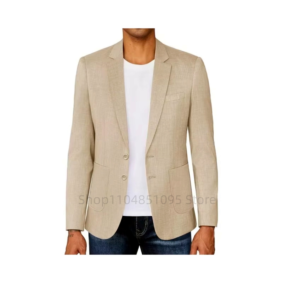 بليزر رجالي بقصة ضيقة من الكتا - مراجعة Men Formal Wear Design وسعره