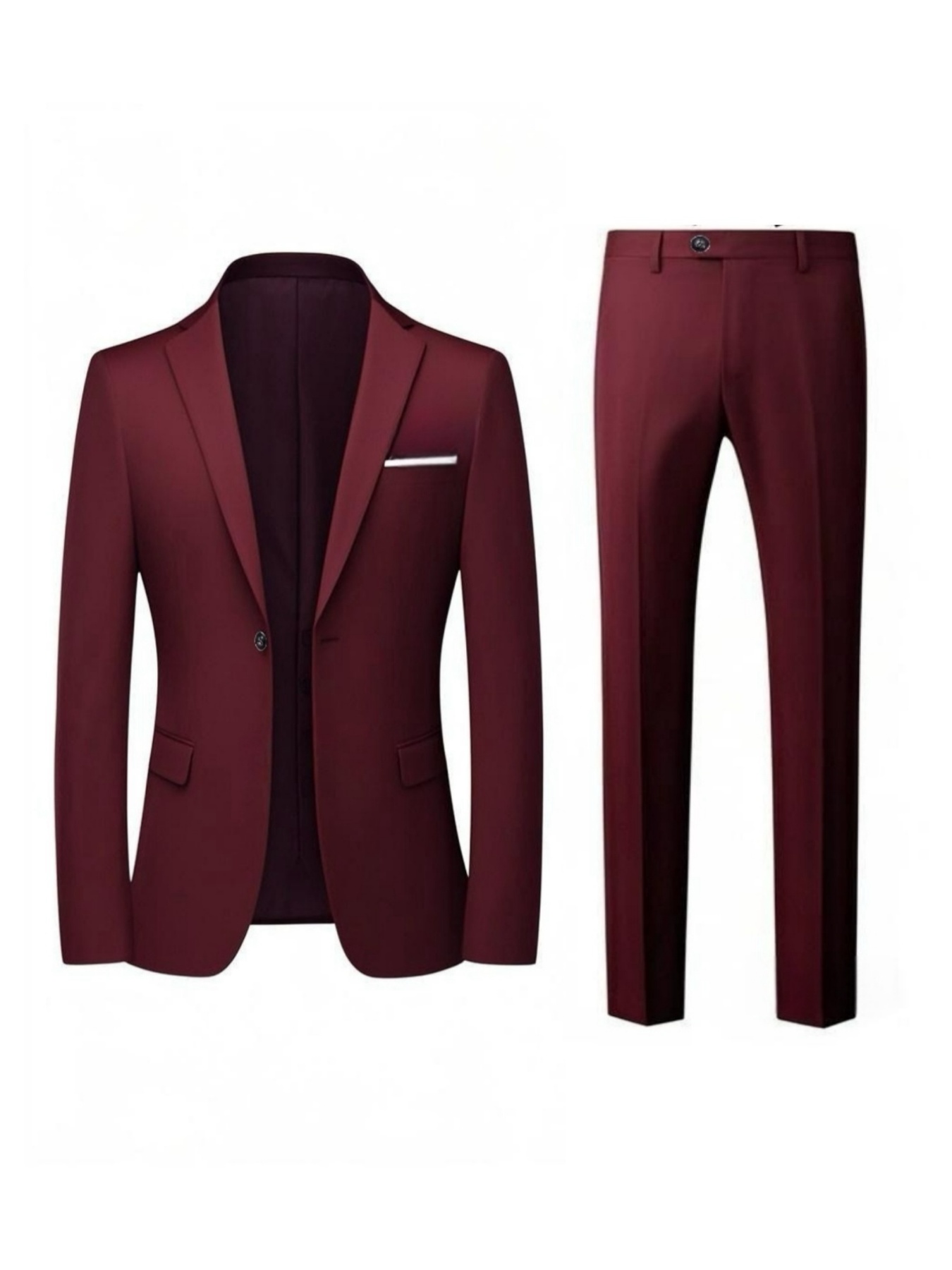 بدلة رجالية من قطعتين، سترة وب - مراجعة Men Formal Wear Modern وسعره
