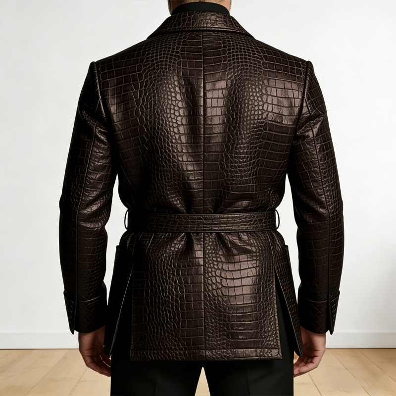    سترة رجالية من الجلد بنمط  - مراجعة Formal Men Party Wear Jacket وسعره