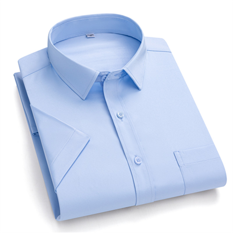 قمصان رجالية صيفية كبيرة الحجم - مراجعة Men Formal Office Wear Shirts وسعره