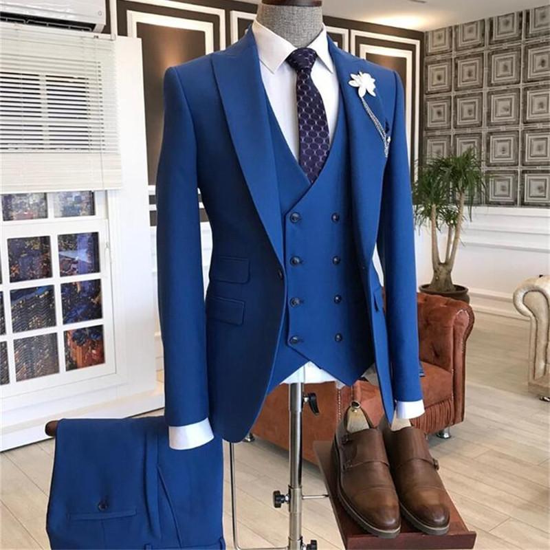 بدلة رجالي مزدوجة الصدر لون عن - مراجعة Men Formal Wear With Blazer وسعره