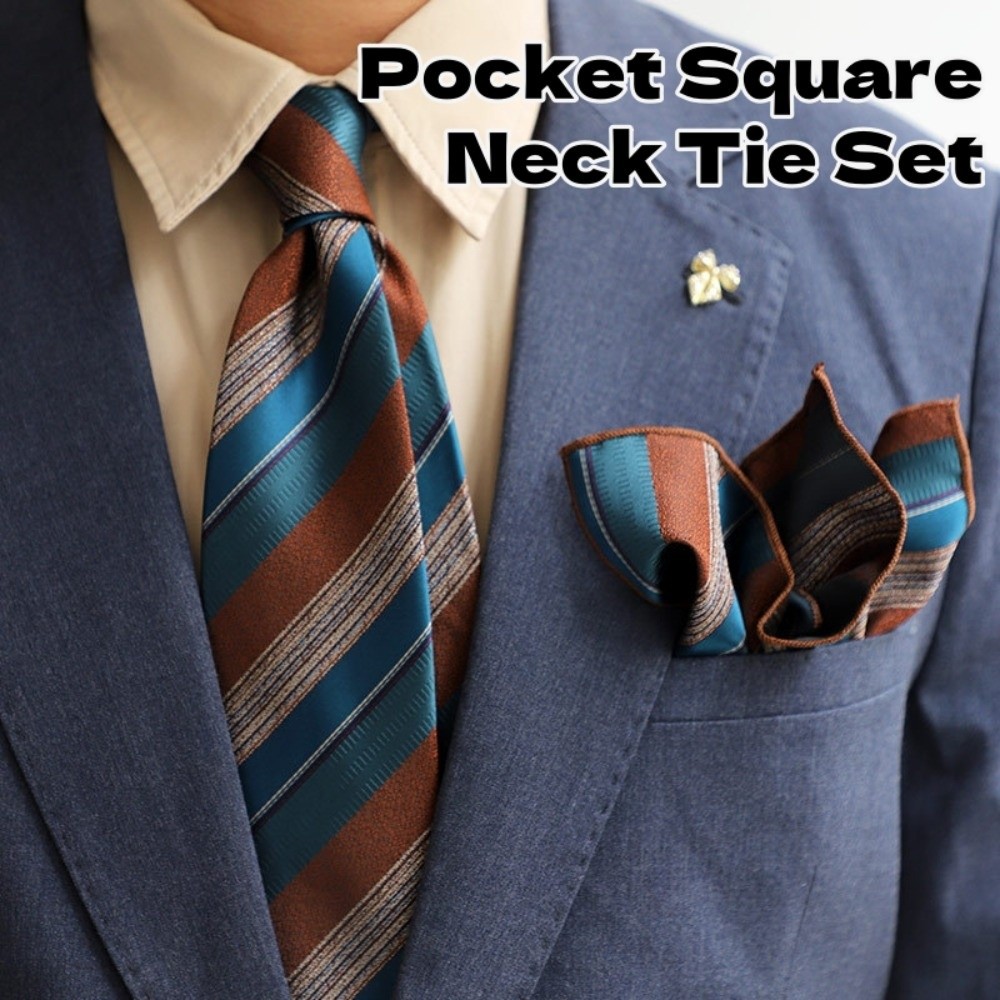 طقم ربطة عنق أنيق من قطعتين بع - مراجعة Mens Formal Look وسعره