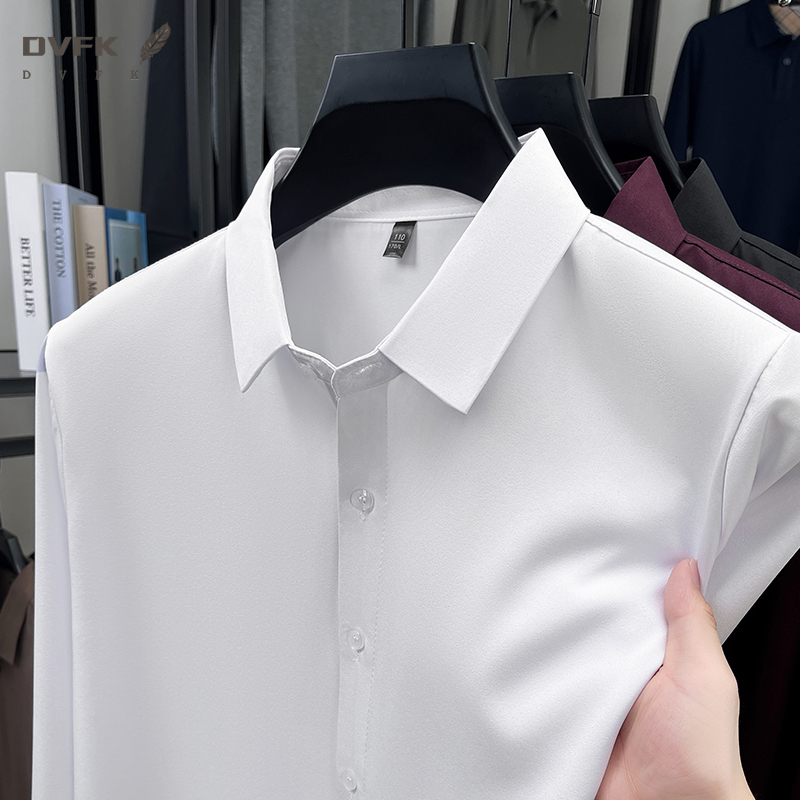 قميص رجالي رسمي بأزرار وأكمام  - مراجعة Men Formal Office Wear Shirts وسعره